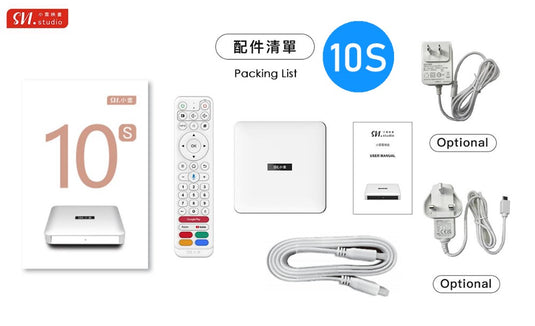 Cyber Monday Only【2025 Latest 小雲盒子 10S SVICloud 10S TV Box + 額外小雲盒子適用無線 鍵盤 Free Wireless Keyboard】Android 12 2+32GB旗艦級機頂盒 智能語音搜尋 電視盒子原裝行貨